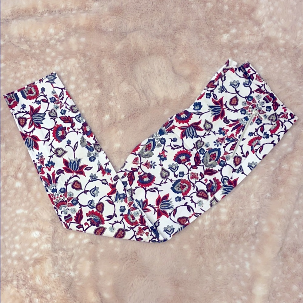 Zara Floral Print Pants